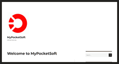 Desktop Screenshot of mypocketsoft.com